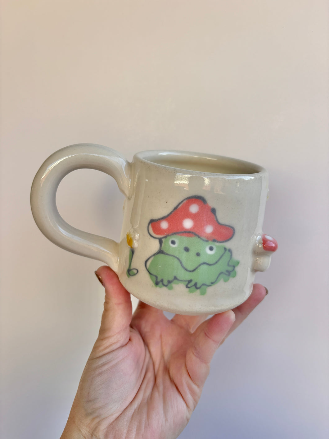 Mushroom Frog Large Mug (Second)