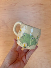 Load image into Gallery viewer, Sweet Flowery Frog Mug #2
