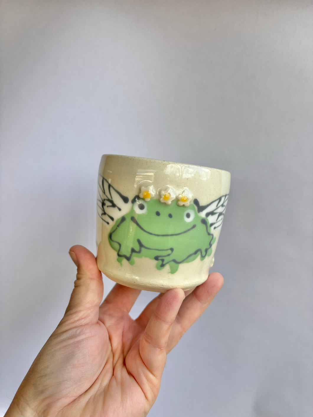 Fairy Frog Flower Cup