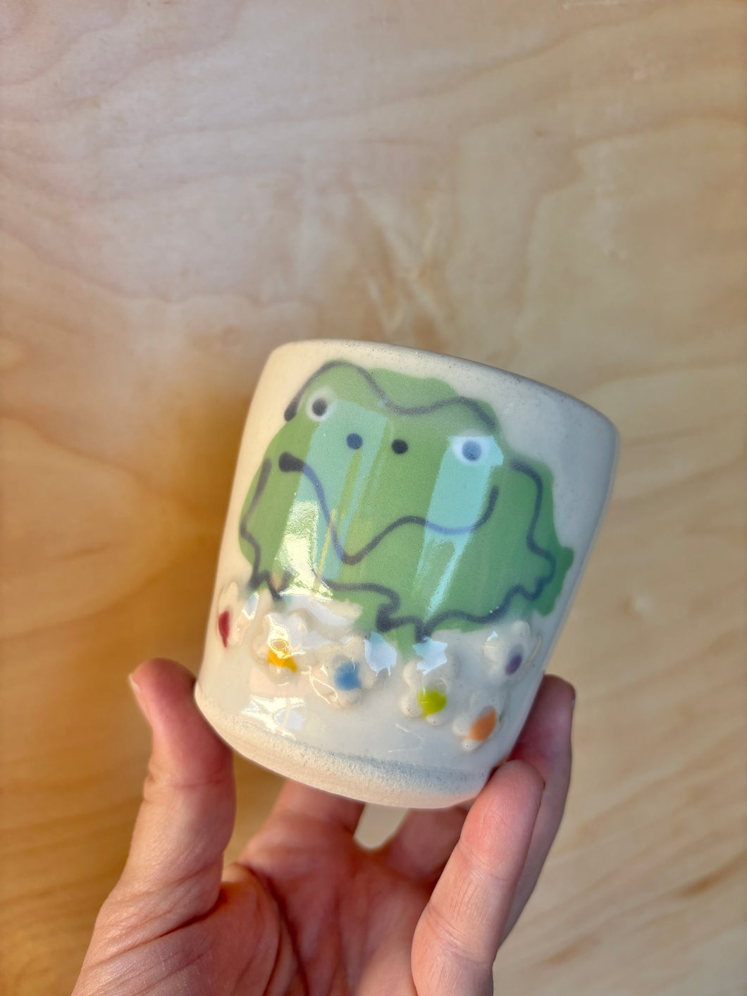 Frog N' Flowers Cup